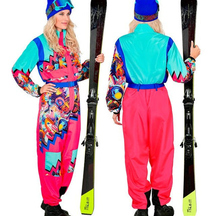 Skier/Snowboarder Roze/Lichtblauw Dames/Heren van Widmann koop je bij Partywinkel