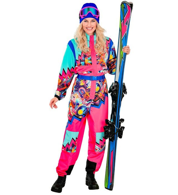 Skier/Snowboarder Roze/Lichtblauw Dames/Heren van Widmann koop je bij Partywinkel