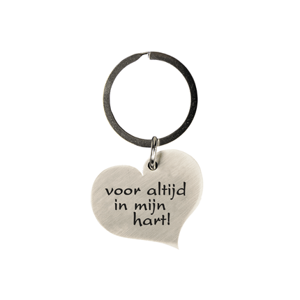 Sleutelhanger In Mijn Hart 10cm van Paper Dreams koop je bij Partywinkel