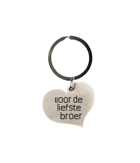 Sleutelhanger Liefste Broer 10cm van Paper Dreams koop je bij Partywinkel