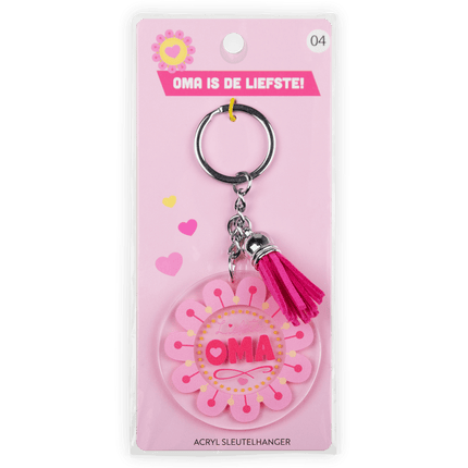 Sleutelhanger Liefste Oma van Paper Dreams koop je bij Partywinkel