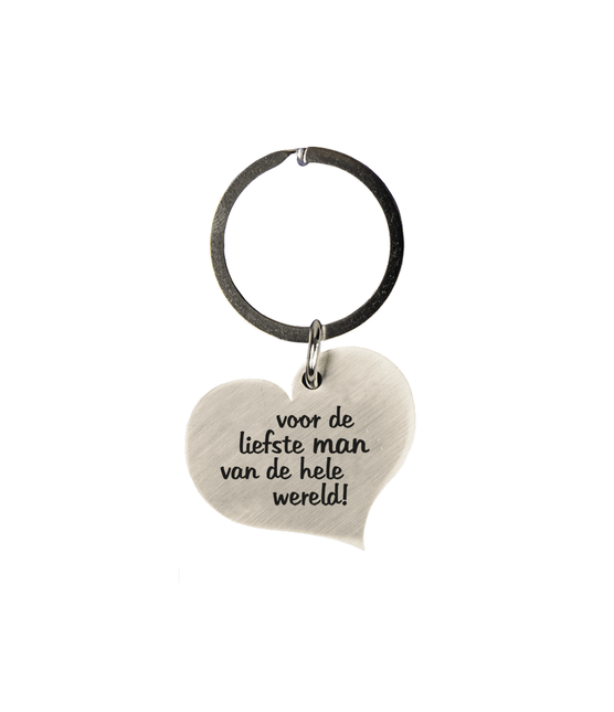 Sleutelhanger Man 10cm van Paper Dreams koop je bij Partywinkel