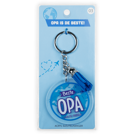 Sleutelhanger Opa van Paper Dreams koop je bij Partywinkel