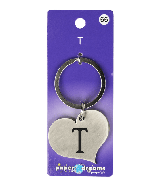Sleutelhanger T 10cm van Paper Dreams koop je bij Partywinkel