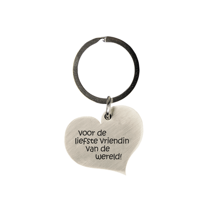 Sleutelhanger Vriendin 10cm van Paper Dreams koop je bij Partywinkel