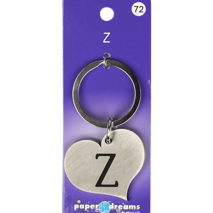 Sleutelhanger Z 10cm van Paper Dreams koop je bij Partywinkel