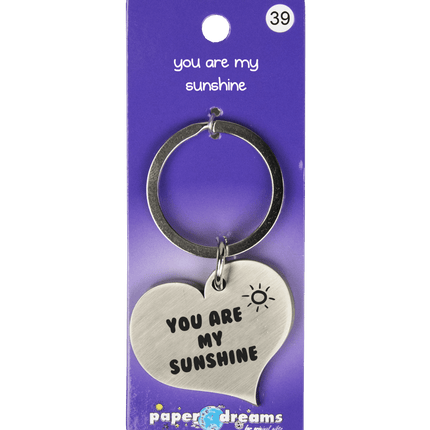 Sleutelhanger Zonneschijn 10cm van Paper Dreams koop je bij Partywinkel