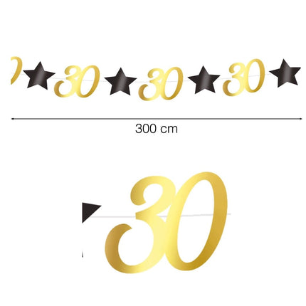 Slinger 30 Jaar 3m van Fiestas Guirca koop je bij Partywinkel