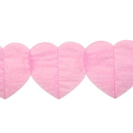 Slinger Hartjes Licht Roze 6m van WeFiesta koop je bij Partywinkel