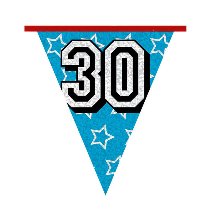 Slingers 30 Jaar Glitter 8m van Boland koop je bij Partywinkel