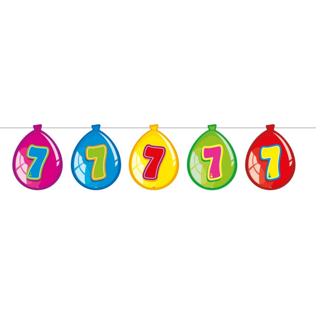 Slingers 7 Jaar Ballonnen 10m van Folat koop je bij Partywinkel
