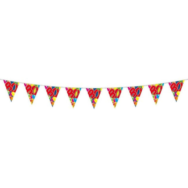 Slingers 80 Jaar 10m van Folat koop je bij Partywinkel