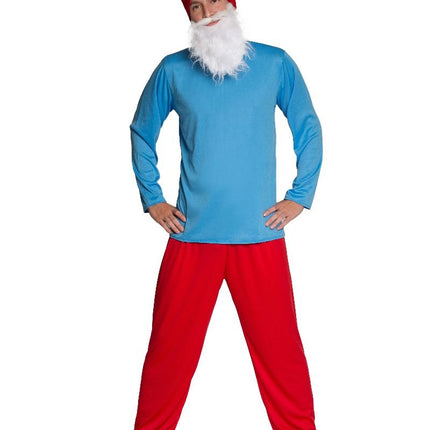 Smurfen Pak Rood Blauw Groot van Partychimp koop je bij Partywinkel