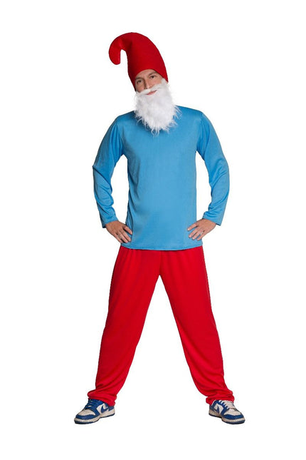 Smurfen Pak Rood Blauw Groot van Partychimp koop je bij Partywinkel