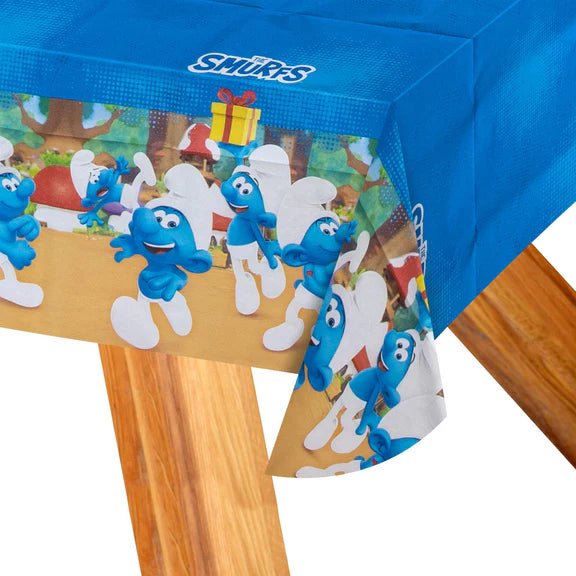 Smurfen Tafelkleed 1,8m van VDV Benefit koop je bij Partywinkel