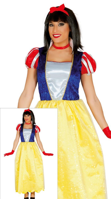 Sneeuwwitje Jurk Dames Glitters van Fiestas Guirca koop je bij Partywinkel