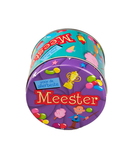 Snoepblik Meester 9cm van Paper Dreams koop je bij Partywinkel