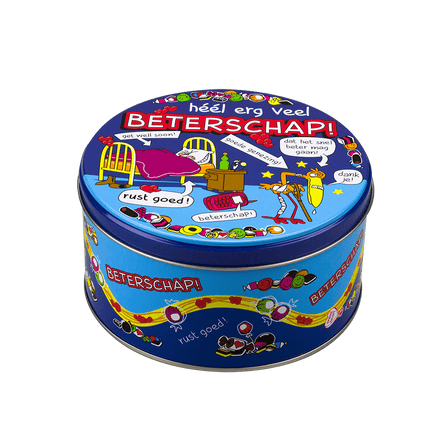 Snoeptrommel Beterschap 14cm van Paper Dreams koop je bij Partywinkel