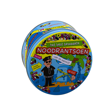 Snoeptrommel Noodrantsoen 14cm van Paper Dreams koop je bij Partywinkel