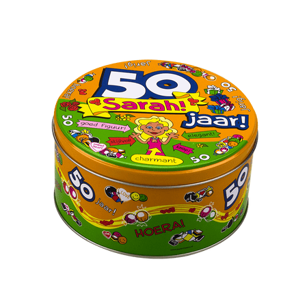 Snoeptrommel Sarah 14cm van Paper Dreams koop je bij Partywinkel