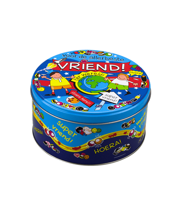 Snoeptrommel Vriend 14cm van Paper Dreams koop je bij Partywinkel