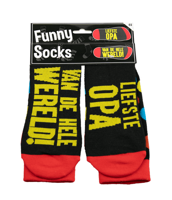 Sokken Liefste Opa van Paper Dreams koop je bij Partywinkel