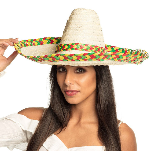 Sombrero Fiesta 48cm van Boland koop je bij Partywinkel
