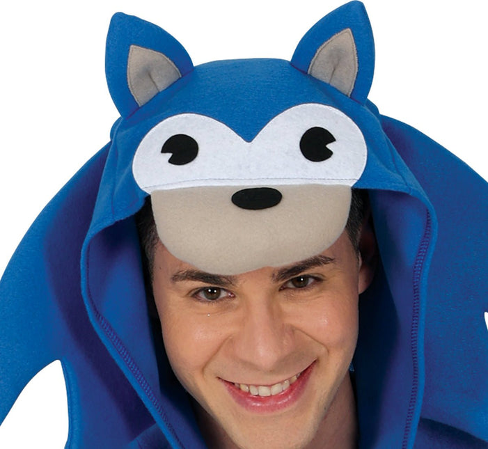 Sonic Onesie Blauw van Fiestas Guirca koop je bij Partywinkel