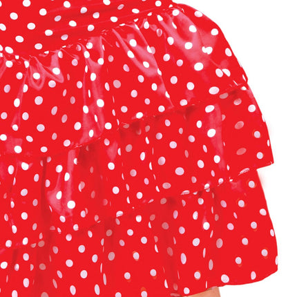 Spaanse Jurk Flamenco Rood van Fiestas Guirca koop je bij Partywinkel