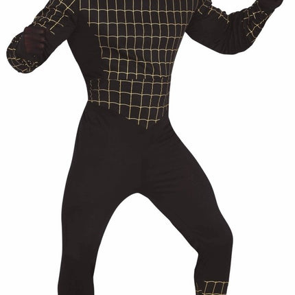 Spiderman Kostuum Heren Zwart van Fiestas Guirca koop je bij Partywinkel