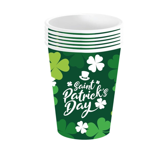 St. Patrick'S Day Bekers 240ml 6st van Fiestas Guirca koop je bij Partywinkel