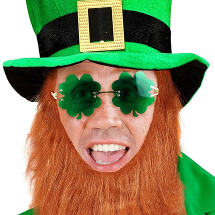 St. Patrick'S Day Bril Groen Klaver van Widmann koop je bij Partywinkel