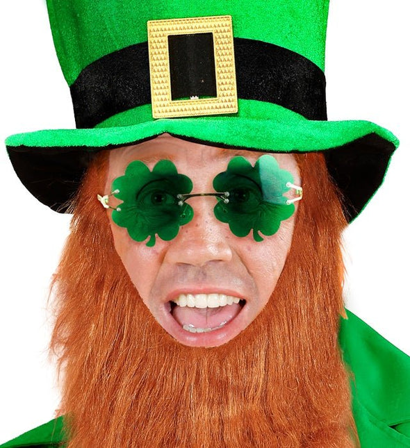 St. Patrick'S Day Bril Groen Klaver van Widmann koop je bij Partywinkel