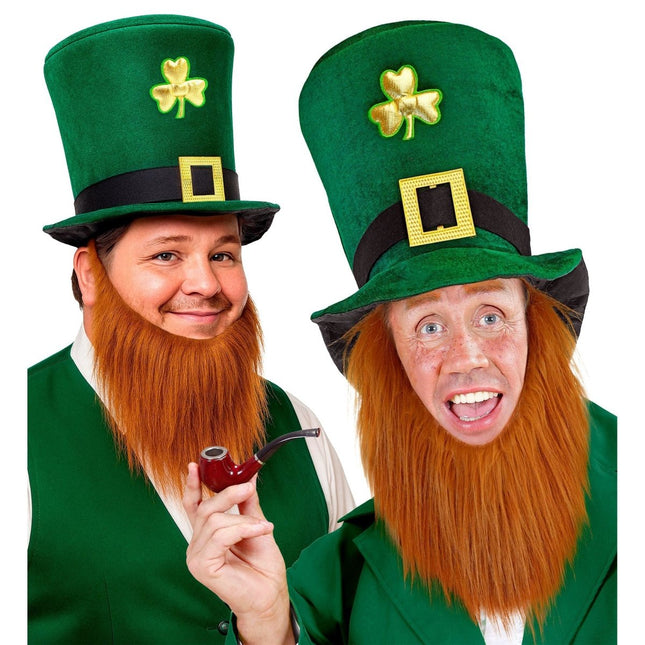 St. Patrick'S Day Hoed Met Baard 25cm van Widmann koop je bij Partywinkel