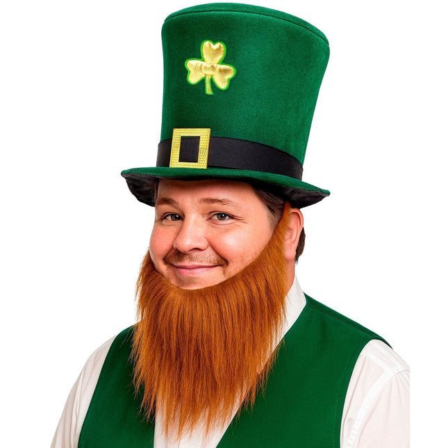 St. Patrick'S Day Hoed Met Baard 25cm van Widmann koop je bij Partywinkel