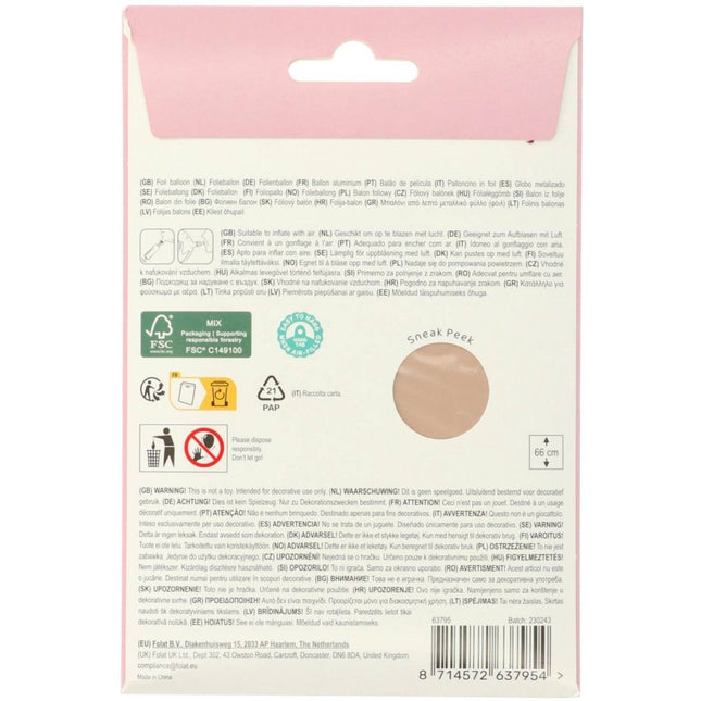 Beer Helium Ballon Leeg I Love You 66cm van Folat koop je bij Partywinkel