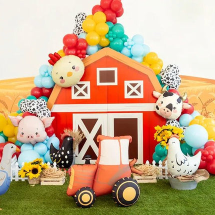 Staande folieballon Tractor, 72x63,5 cm, mix van Partydeco koop je bij Partywinkel