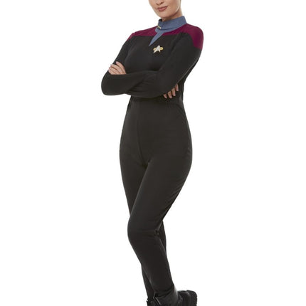 Star Trek, Voyager Command Uniform, Maroon Dames van Smiffys koop je bij Partywinkel