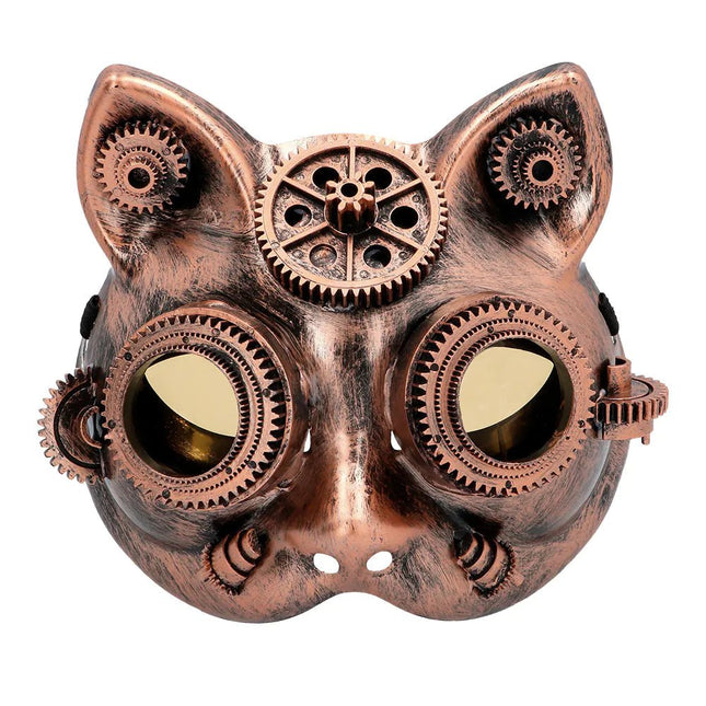 Steampunk Masker Bruin Konijn van Boland koop je bij Partywinkel