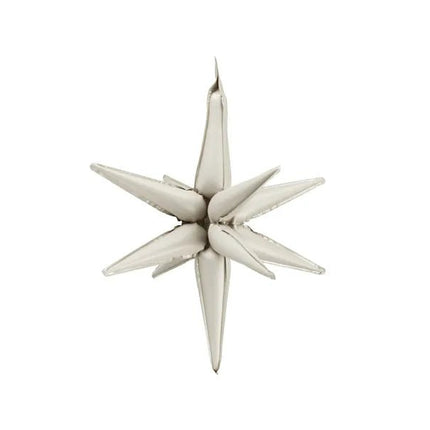 Ster Ballon Beige 50cm van Partydeco koop je bij Partywinkel