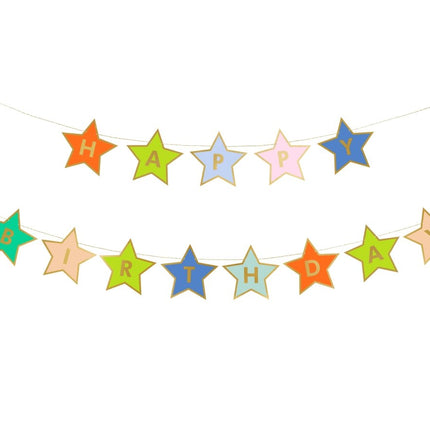 Ster Slinger Happy Birthday 2,6m van Partydeco koop je bij Partywinkel