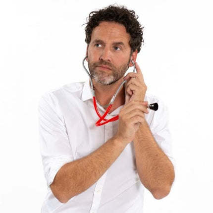 Stethoscoop Rood van Partychimp koop je bij Partywinkel