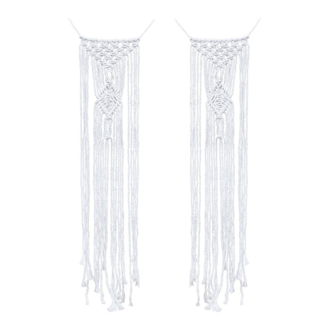 Stoeldecoratie Macrame 65cm 2st van Ginger Ray koop je bij Partywinkel