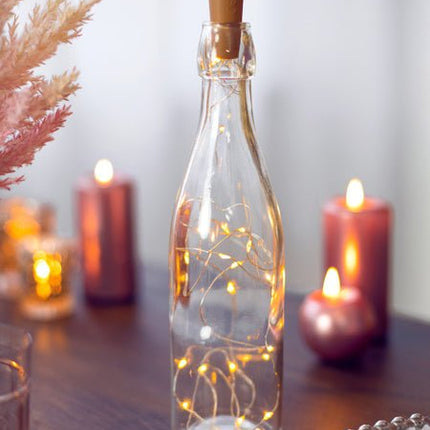 Stompkaars Rose Goud Metallic 12cm 6st van Partydeco koop je bij Partywinkel