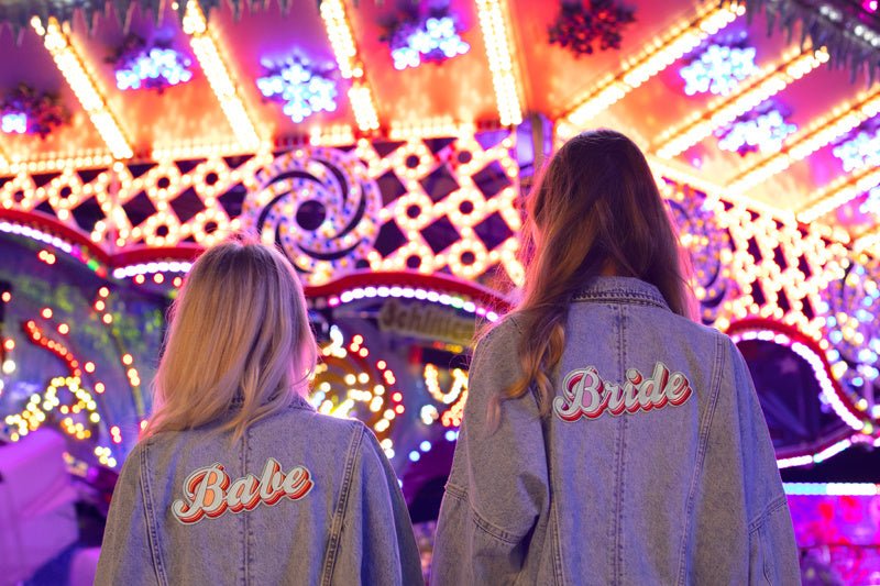 Strijk Embleem Bride 22cm van Partydeco koop je bij Partywinkel