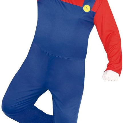 Super Mario Kostuum Rood Blauw Heren van Fiestas Guirca koop je bij Partywinkel