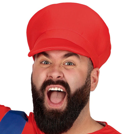 Super Mario Kostuum Rood Blauw Heren van Fiestas Guirca koop je bij Partywinkel
