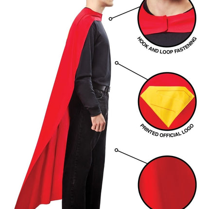 Superman - cape van Rubies koop je bij Partywinkel
