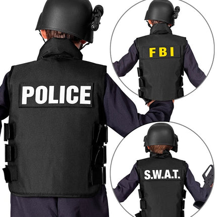 SWAT VEST FBI/POLITIE KIND van Widmann koop je bij Partywinkel