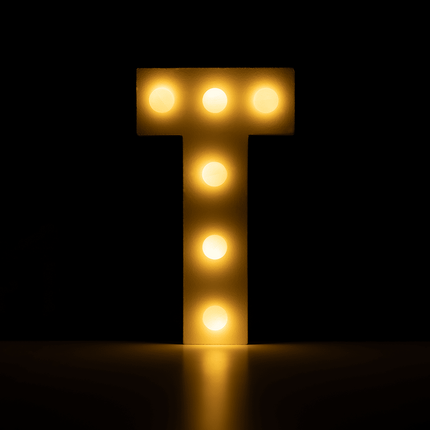 T Licht Letter 16,5cm van Paper Dreams koop je bij Partywinkel